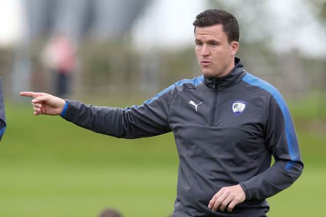 Gary Caldwell, seen here during his time at Chesterfield, believes he can make a difference as Scotland boss. Picture: Getty Images