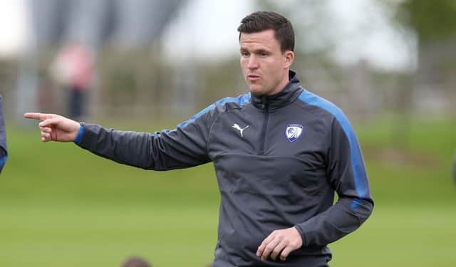 Gary Caldwell, seen here during his time at Chesterfield, believes he can make a difference as Scotland boss. Picture: Getty Images