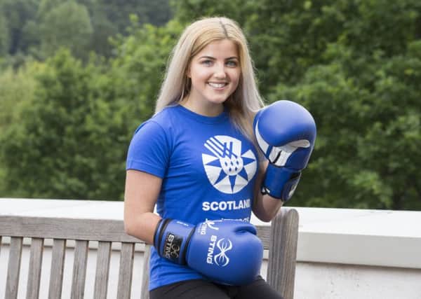 Boxer Megan Gordon will represent Scotland at the Commonwealth Games in Gold Coast. Picture: Jeff Holmes