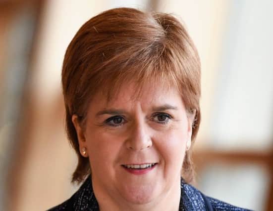 First Minister Nicola Sturgeon made the announcement.  (Photo by Jeff J Mitchell/Getty Images)