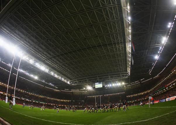 The roof will be closed at the Principality Stadium when Wales host Scotland on Saturday. Picture: Laurence Griffiths/Getty Images
