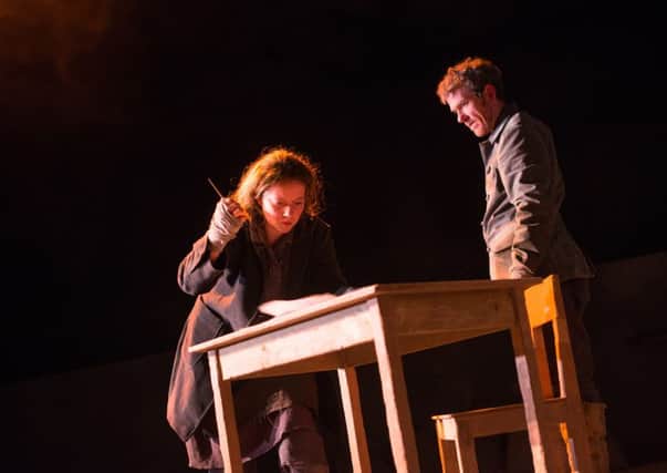 Jessica Hardwick and Michael Moreland star in Knives in Hens