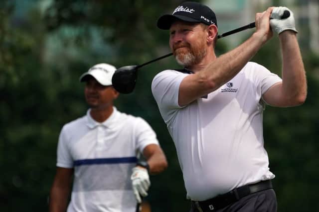 Stephen Gallacher stormed into contention in the Maybank Championship in Kuala Lumpur on the back of a second-round 65. Picture: Getty Images