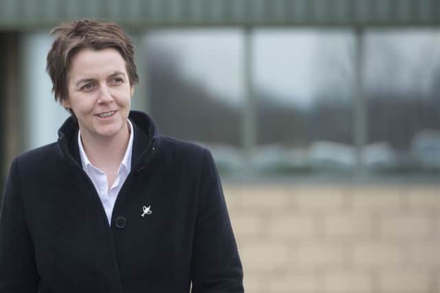 Hibs chief executive Leeann Dempster has been mentioned as a possible successor to Stewart Regan. Picture: SNS Group