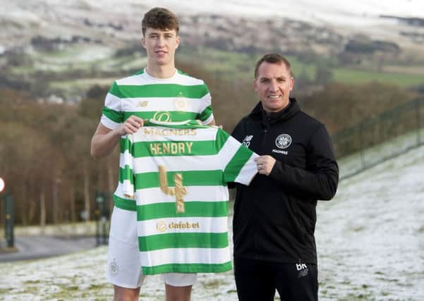 Jack Hendry will benefit from big-game experience at Celtic, says Brendan Rodgers. Picture: SNS.