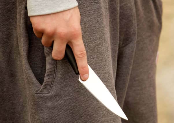 A Johnston Press knife crime investigation revealed ten pupils across Scotland are found with knives on school premises every month. Photograph: PA