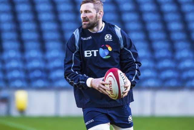 John Barclay during the captain's run at BT Murrayfield on Friday. Picture: Gary Hutchison/SNS/SRU