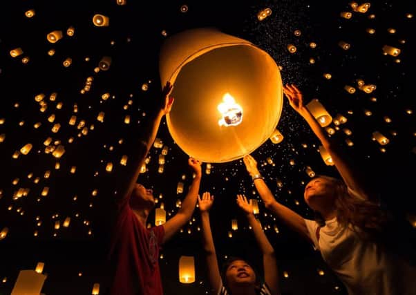It is hoped restrictions on sky lanterns and balloons will help protect the environment. Picture: TSPL
