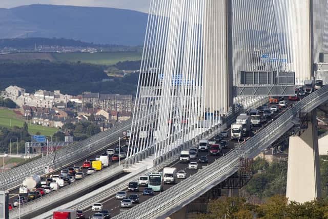 Peak hour congestion eased across Scotland's major cities last year. Picture: TSPL
