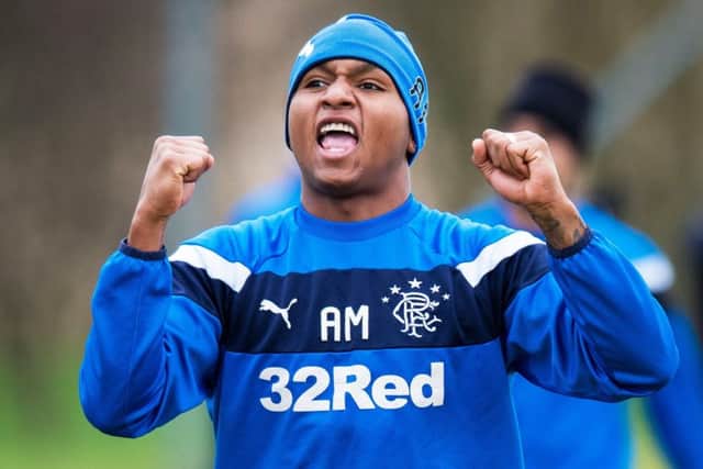 Rangers striker Alfredo Morelos is reportedly getting his wishes after claims he demanded a pay rise. Picture: SNS