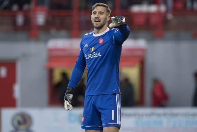 Hamilton keeper Gary Woods. Picture: SNS/Craig Foy