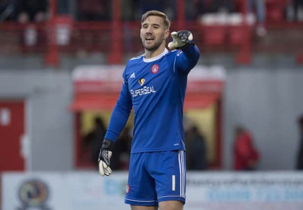 Hamilton keeper Gary Woods. Picture: SNS/Craig Foy