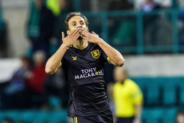 Rafa De Vita set up two of the goals. Picture: SNS/Roddy Scott