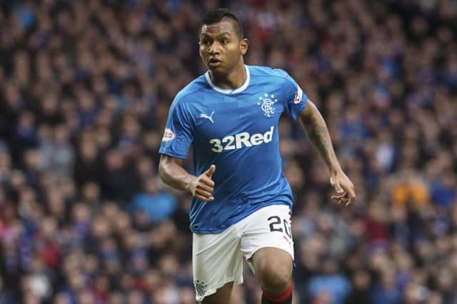 Alfredo Morelos returned to the Rangers for Saturday's visit of Hibs. Picture: SNS
