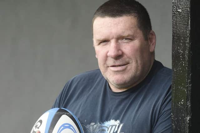 Boroughmuir coach Peter Wright is pleased theat their fate is now in their own hands. Picture: Greg Macvean.