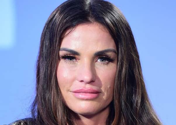 Katie Price has launched a campaign against internet trolls. Picture: Ian West/PA Wire
