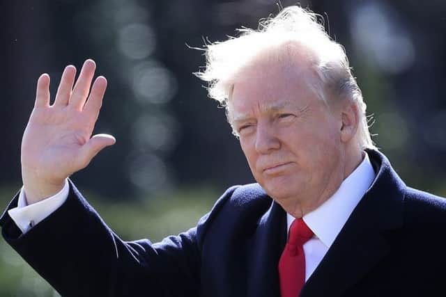 Donald Trump had previously claimed credit for stock market rises. (Photo by Win McNamee/Getty Images)