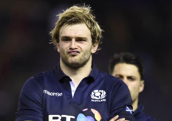 Richie Gray has been sidelined by a calf injury.

 Picture Ian Rutherford