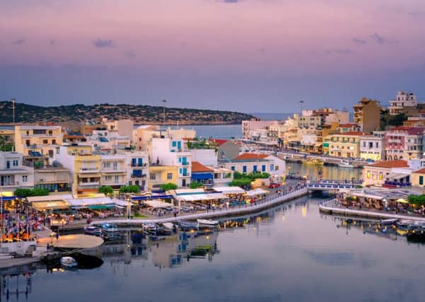 The town of Agios Nikolaos.
