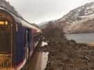 The landslip happened in darkness just after 6:45am on 22 January. Picture: Network Rail