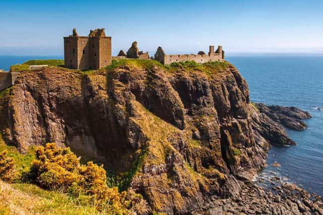 Dunottar Castle is situated in a quite stunning location