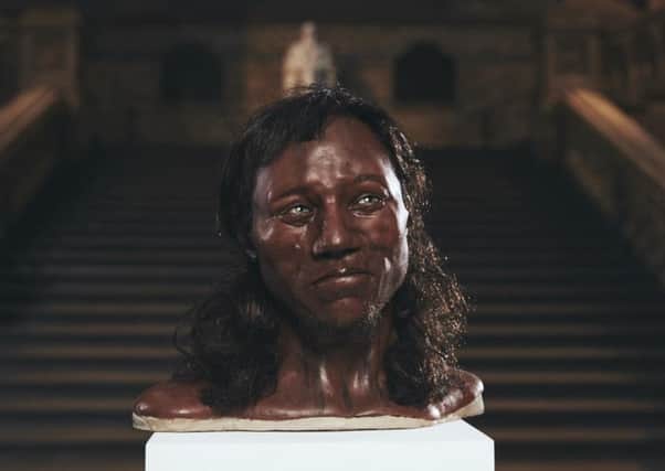 A computer-generated image of what scientists think Cheddar man looked like. Picture: Channel 4