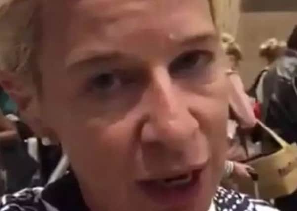 Katie Hopkins said her passport was confiscated. Picture: Twitter