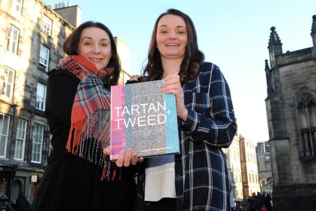 Caroline Young (left) is the co-author of 'Tartan and Tweed', which explores the history and popularity of tartan and tweed and debunks myth and romanticism around the fabrics. Picture: Lisa Ferguson