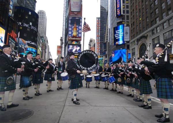Tartan Day in New York. Picture: TSPL