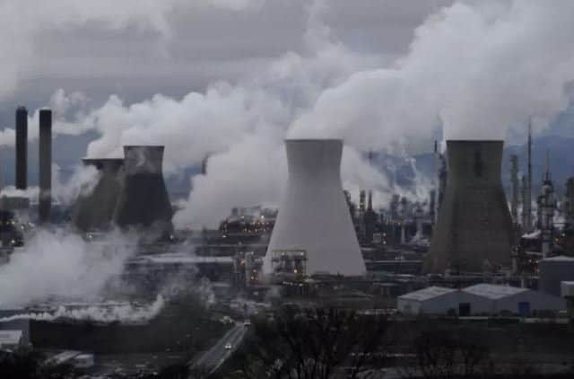 The Forties Pipeline links dozens of oil and gas fields to the Ineos site at Grangemouth. Picture: Ian Rutherford