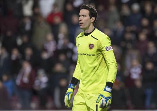 Hearts goalkeeper Jon McLaughlin has been in great form this season. Picture: SNS
