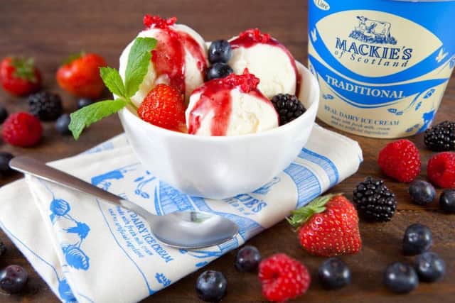 'Traditional' continues to be Mackie's most popular ice cream flavour