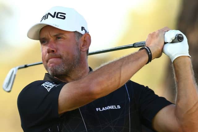 Edinburgh-based Lee Westwood is sitting joint-second after the opening round at Lake Karrinyup. Picture: Getty Images