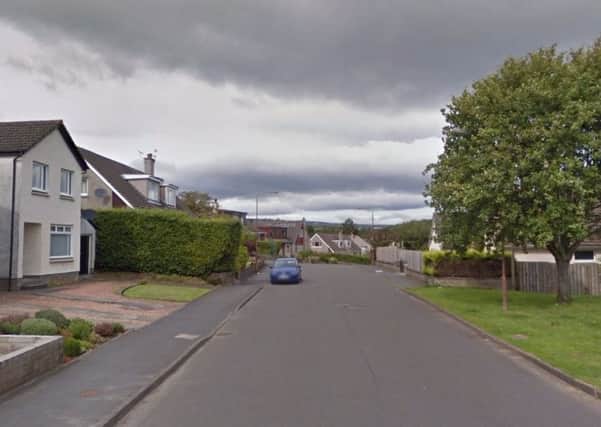 The alleged incident occurred on Wallace Road, Dunblane. Picture: Google Street View