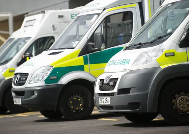 The Scottish Police Federation have expressed concern over the availability of ambulances. Picture: John Devlin