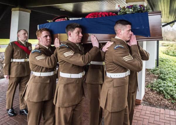 A plea was launched for people to attend the funeral today of a Scots World War Two veteran. Picture: John Devlin