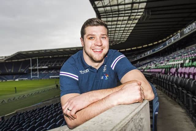 Grant Gilchrist will look to get Scotland on the front foot against France. Picture: SNS