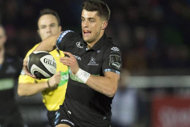 Adam Hastings starts at stand-off for Glasgow against the Dragons. Picture: SNS