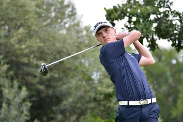 Scottish champion Sam Locke is in joint fifth place going into the the final round of the South African Amateur Championship.