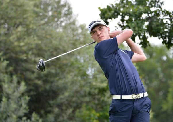 Scottish champion Sam Locke is in joint fifth place going into the the final round of the South African Amateur Championship.