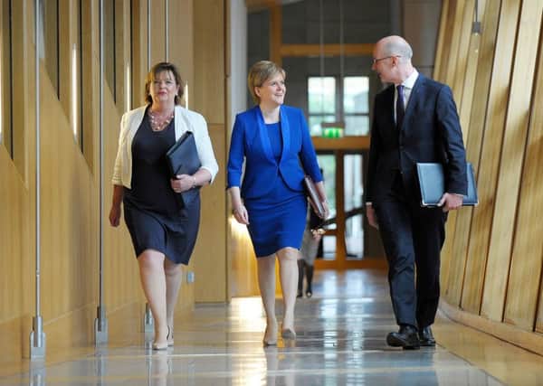 MSPs say that, while there is no suggestion that Nicola Sturgeon and ministers tried to influence statistics ahead of publication, they should no longer have an early view. Picture: Andy Buchanan/AFP