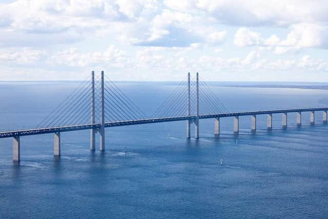 A bridge similar to the Oresund which connects Sweden with Denmark could link Scotland and Northern Ireland, according to a leading architect. Picture: Creative Commons.