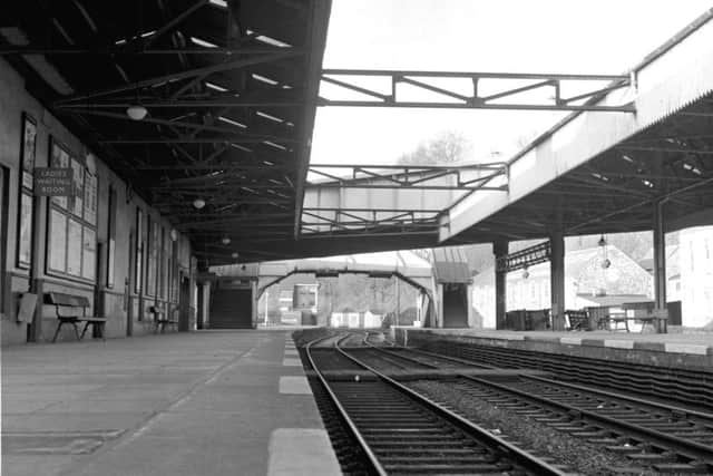 The original Galashiels railway station ahead of its closure in 1969. The town regained a rail link and a station with the opening of the Borders Railway in 2015. Picture: Joe Steele/TSPL