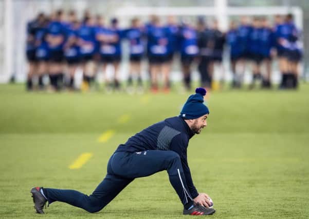 Greig Laidlaw is set to win his 60th Scotland cap against France. Picture: SNS