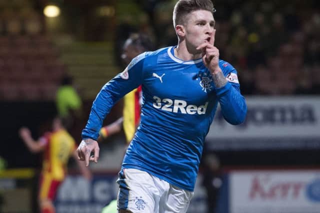 Josh Windass apologised for his gesture to the fans. Picture: SNS.