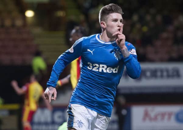 Josh Windass apologised for his gesture to the fans. Picture: SNS.