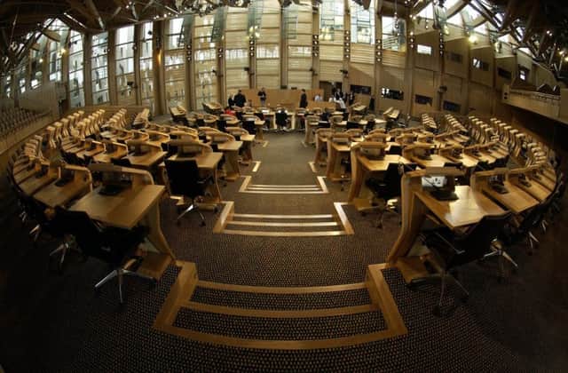 The Scottish Parliament debating chamber. Picture: Toby Williams/TSPL