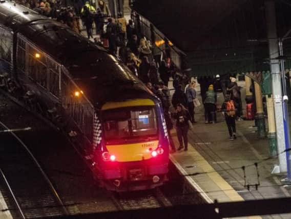 ScotRail's punctuality remains below even the lower target agreed when performance fell more than a year ago. Picture: Ian Georgeson