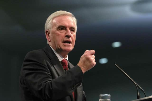 Shadow Chancellor John McDonell.Picture: PA