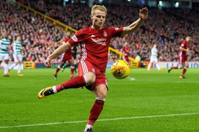Aberdeen's Gary Mackay-Steven will face former club Dundee United today in the Scottish Cup. Picture: Ross Parker/SNS
